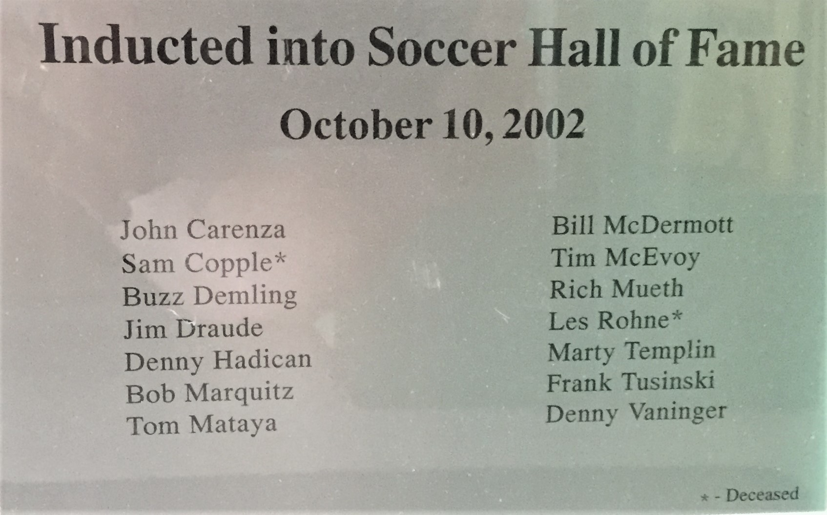 Hadican Denny St Louis Soccer Hall Of Fame