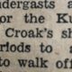 Croak, John 1978