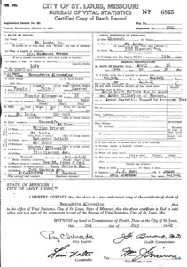 1983 Francis Albenesius bernadette death cert rs